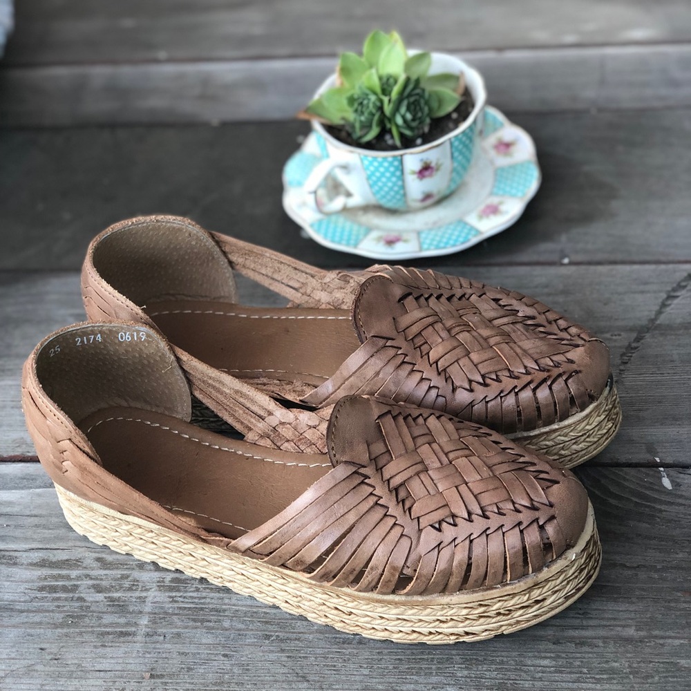 Brown Platform Sandals